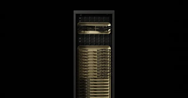 GB300 NVL72 rack render GB300 NVL72